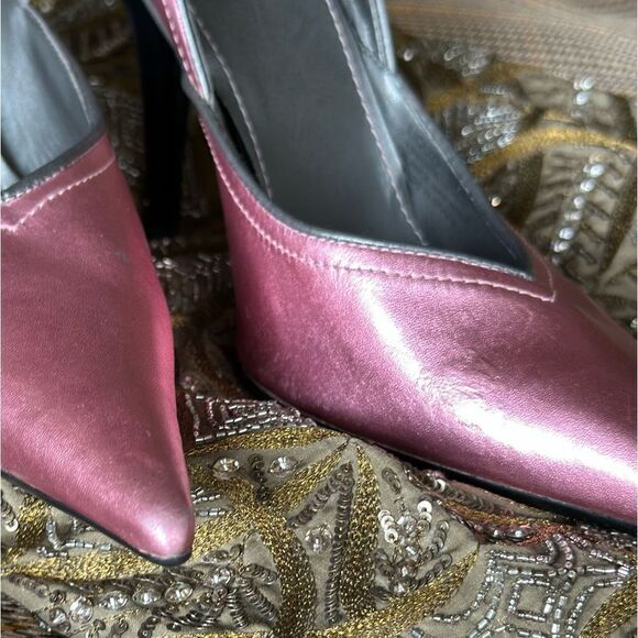 Steve Madden Metallic Pink D’Orsay Stiletto Heels - Picture 14 of 16